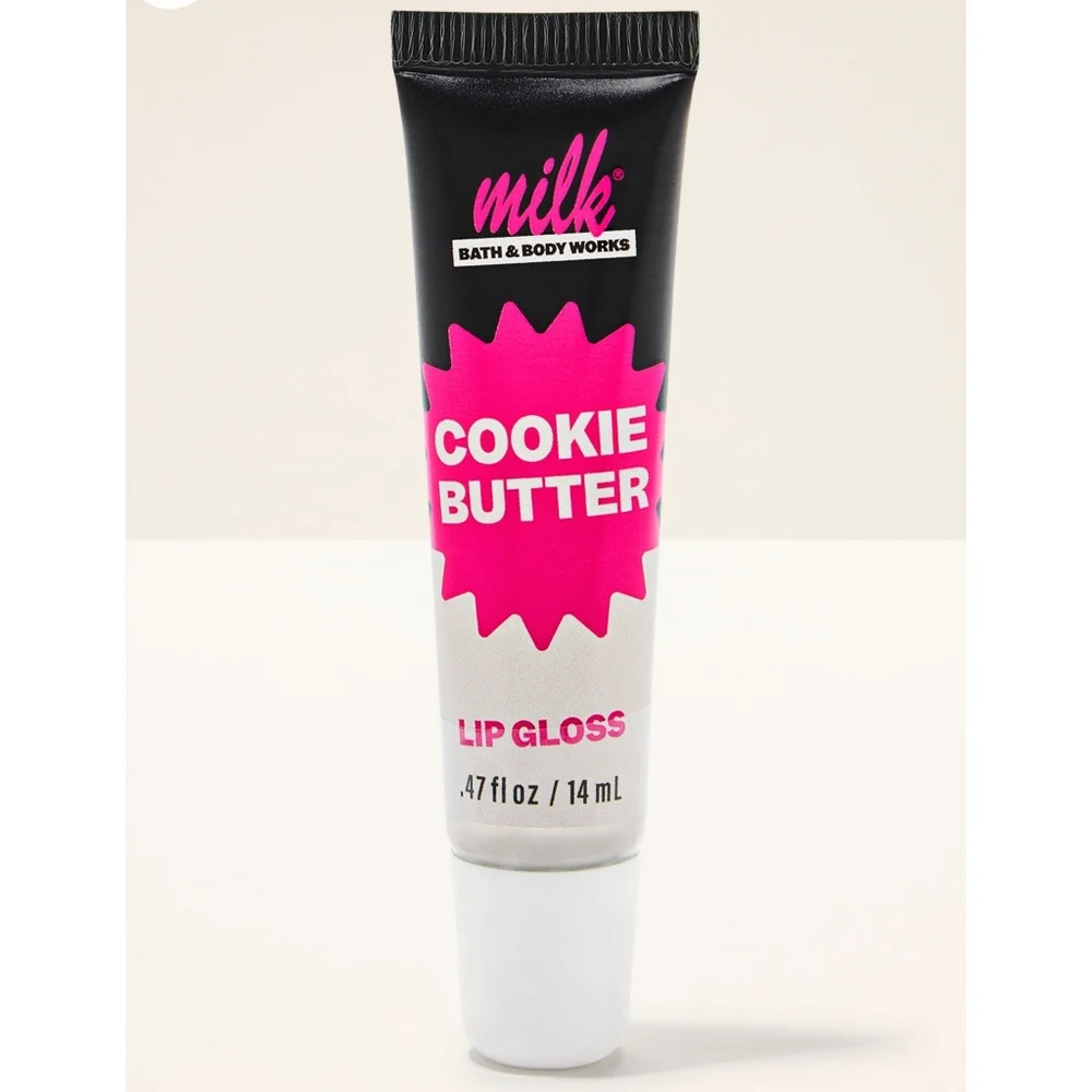 Bath & Body Works Milk Bar Cookie Butter Lip Gloss NEW Sealed RARE